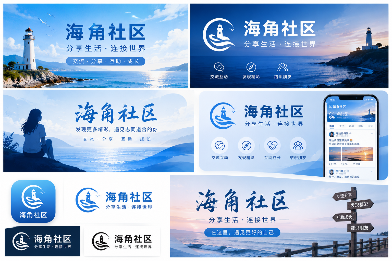 海角社区城市生活重点视觉